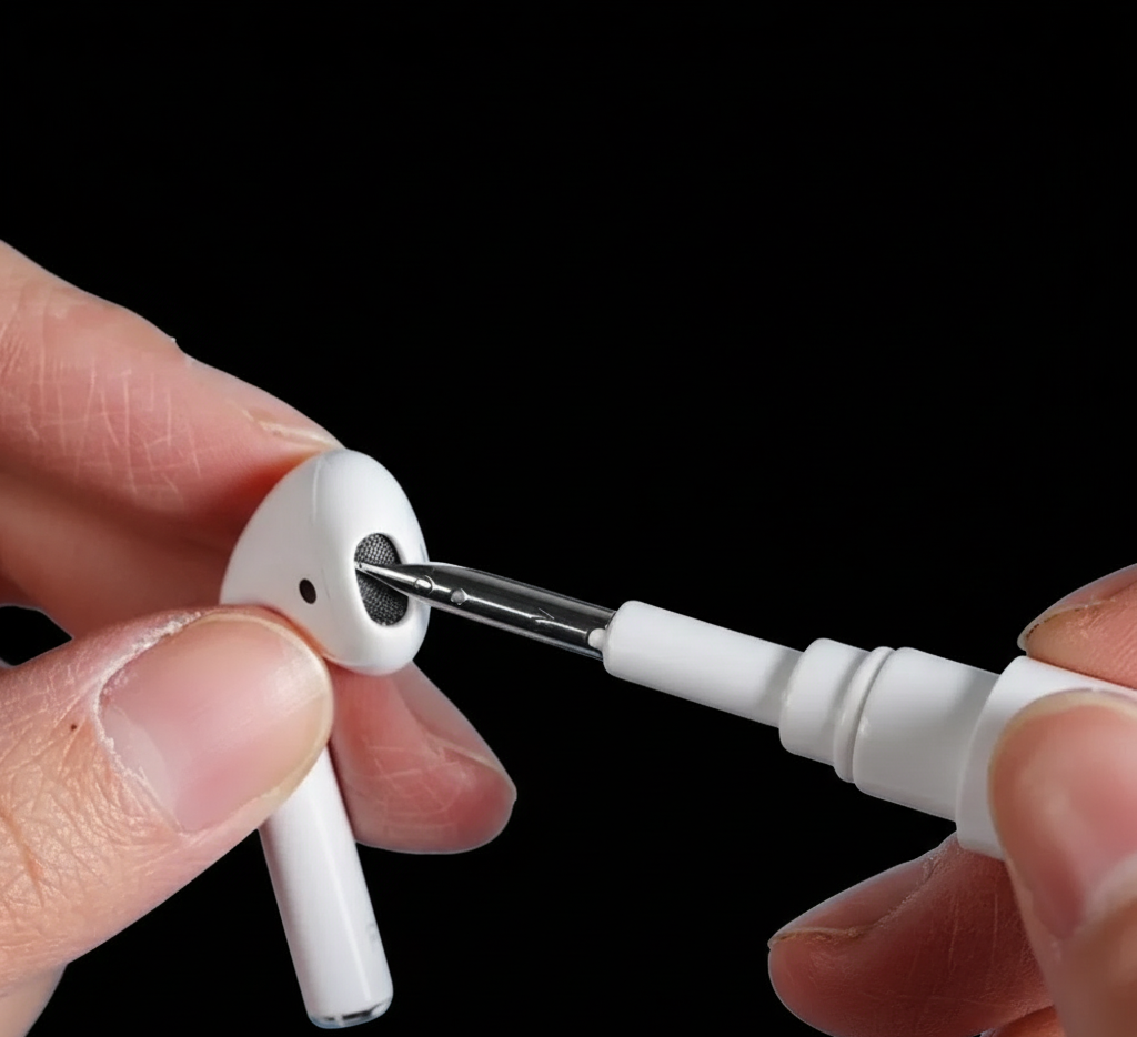Kit Nettoyage Écouteurs 2-en-1 - Stylo + 13 Brosses | AirPods & Écouteurs
