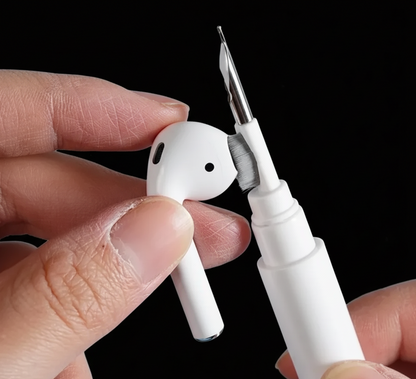Kit Nettoyage Écouteurs 2-en-1 - Stylo + 13 Brosses | AirPods & Écouteurs