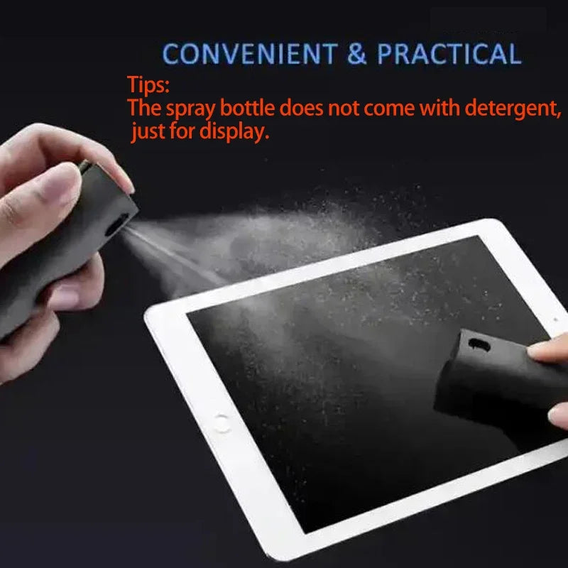 2-In-1 Screen Cleaner Kit for Phone/Laptop/Tablet/Tv/Monitor/Car Screens Spray and Wipe Cleaning Tools